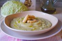 potato, lattuce and basil cream (cold)