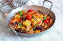 barley and vegetables