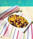 salad with beans, corn and tuna