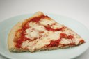 Slice of pizza margherita