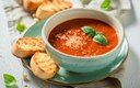 cold tomato and basil cream